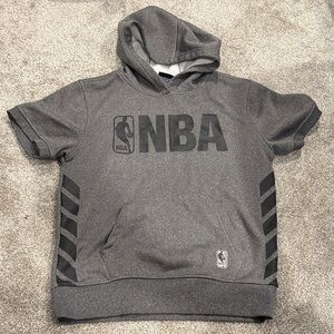 NBA Kids Charcoal Shortsleeve Hoodie